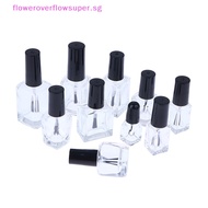 FSSG 1Pcs Sub-packed Nail Polish Bottle Nail Gel Empty Bottle With Brush Glass Empty Blending Bottle Touch-up Container HOT