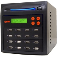 Systor 1 to 15 USB Duplicator & Sanitizer 2GB/Min - Standalone Multiple Flash Memory Copier & Storag