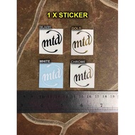 Sticker Tempel Bass Gitar Mtd Michael Tobias Design Headstock Elektrik