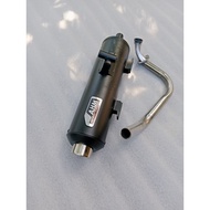 Exhaust Silent Killer AHMi 1set power pipe beat Crab beat new Click 125 power pipe Etech power pipe 
