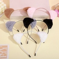 AL OVAL CAT HEADSET PLAIN FUR HEADSET