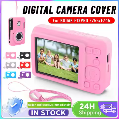 NEW For KODAK PIXPRO FZ55/FZ45 Digital Camera Cover Soft Silicone Protective Case Camera Sleeve with
