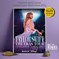 Poster Taylor Swift เทย์เลอร์ สวิฟต์ - Set 4 โปสเตอร์ขนาด 13x19 นิ้ว THE ERAS TOUR