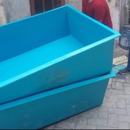 bak ikan bak fiber bak biru bak koi bekas