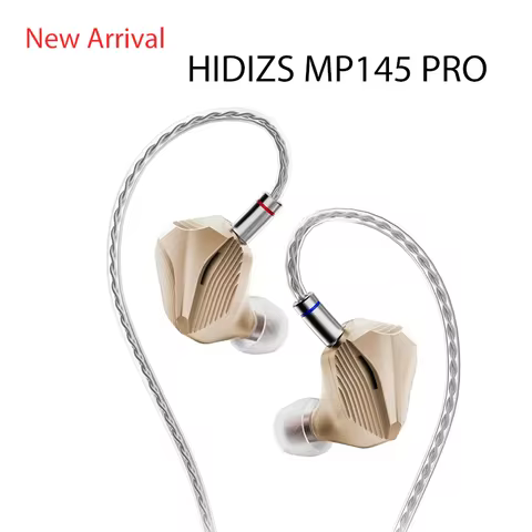 HIDIZS New MP145 PRO 14.5mm Ultra-Precision Nano-Grade Planar HiFi IEM In-Ear Earphone 3.5+4.4mm Plu
