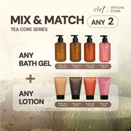 [ADD ON DEAL] CLEF Tea Core Gentle Bath Gel & Daily Nourishing Lotion | White Tea | Oolong Tea | Gre