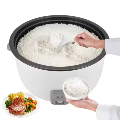 Easy to Operate Automatic Commercial Rice Cooker National Electric 22l Big Capacity for 100 Person 1