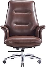 Multifunctional Office Chair Adjustable Built in Lumbar Support Arms and Tilt Angle Executive Comput