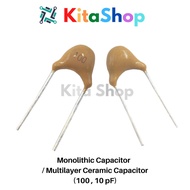 Monolithic Capacitor / Multilayer Ceramic Capacitor (100 , 10 pF)
