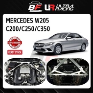 Ultra Racing Safety Bar Mercedes W205 C200 / C250 / C350 Front Strut Bar Engine Bar Rear Anti Roll B