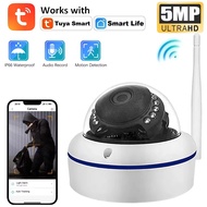 NINIVISION 5MP POE IP Camera Indoor Dome Security Camera TUYA App  AI Human Detection Anti Vandal IR