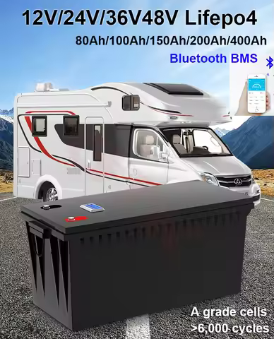 GTK Lifepo4 12V 200Ah 24V 36V 48V 100Ah 80Ah150Ah 200Ah 400Ah Lithium Iron Phosphate battery for tro