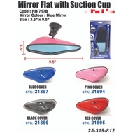 Mirror zoom flat with suction cup
