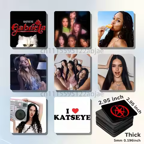 K-Katseye Gabriela Girls Magnet Refrigerator Fridge Sticker for Home Decor DIY Wall Decor