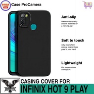 CASE INFINIX HOT 9 PLAY CASING COVER INFINIX HOT 9 PLAY HITAM