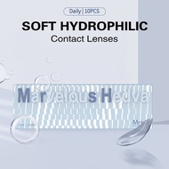 [Sức mạnh-1.00~-10.00] Phu nhân. H rõ ràng mạnh mẽ liên hệ kính 5 cặp Touchless rõ ràng mạnh mẽ Lens