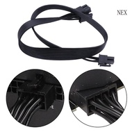 NEX 8PIN to 8PIN Computer Cable Flat Braided 18AWG Copper Cored 8pin to 6+2 Pin Adapter for GPU Powe