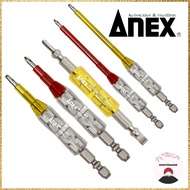 ANEX Insulated Bits for Electrical Work - 1000V Rated, Various Sizes