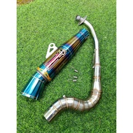 Daeng sai4 Pipe canister conical open specs exhaust Pipe for Wave 125 Xrm 110/125 Wave 100/110/115 R