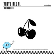 Cherry coquette girl logo Vinyl Decals brand laptop motor bike car tumbler sticker waterproof