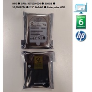 🔥 [READY STOCK]  🚀 HPE ● GPN: 507129-004 ● 300GB ● 10,000RPM ● 2.5" SAS-6G ● Enterprise HDD-Hot Swap