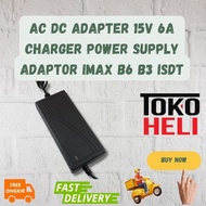 AC DC Adapter 15V 6A Charger Power Supply Adaptor Imax B6 B3 ISDT