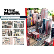 DIY Papercraft Diorama City Builder and Factory Paper Pattern Print