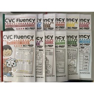[Work Sheet] CVC Cluency Bundle Exercise Books  ( Code : CVC01 )