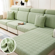 Oyzoce New Jacquard Sofa Seat Cover 1/2/3 Seater L Shape Universal Stretchable Sofa Foam Cover Elastic Seat Cover for Sofa Slipcover Sofa Cover Set Home Living Room Decorate Couch Cover