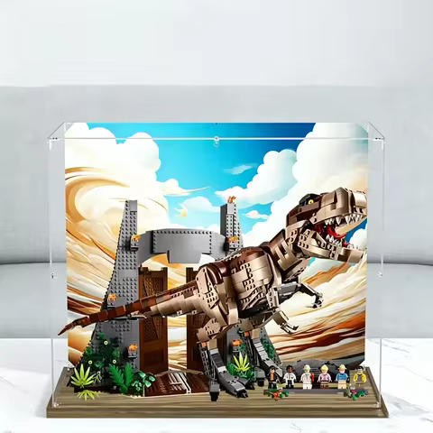 Acrylic Display Box for lego 75936 Model,Dustproof Transparent Display Box Showcase(65*33*54cm)Box O