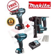 MAKITA COMBO SET ( HR166 DZ ROTARY HAMMER + HP333 D 12V HAMMER DRILL + DF031 12V CORLESS DRILL ) -1 
