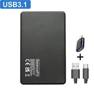 2.5-inch Mobile Hard Drive Enclosure USB 3.0/Type C HDD Case for 9.5mm 7mm SATA III II I Support UAS