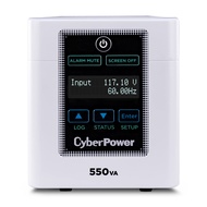CyberPower M550L Medical-Grade UPS System, 550VA/440W, 4 Outlets, AVR, Tower, White