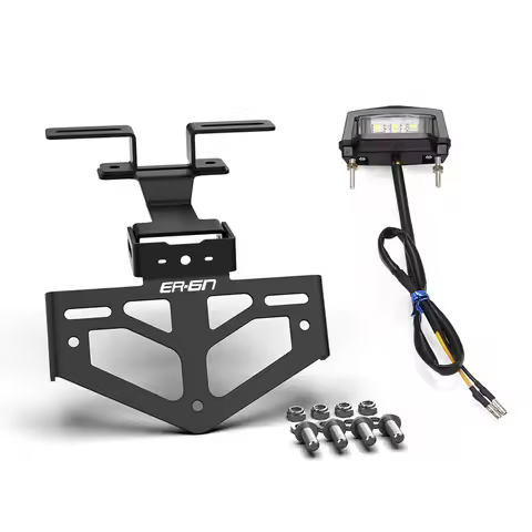 License Plate Holder LED Light For KAWASAKI ER5 ER-5 ER6F ER6N ER-6N VERSYS650 VERSYS1000 Motorcycle