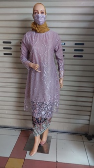 RR Kebaya/Kebaya modern/stelan/rok plisket/stelan tunik tile mutiara terbaru harga promo//Set Kebaya