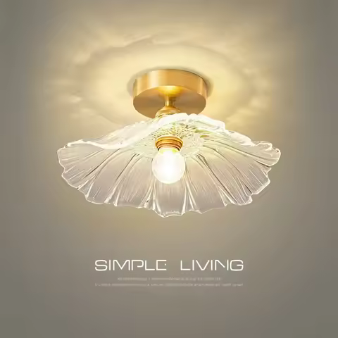 Nordic Restaurant Flower Led Ceiling Light Modern Coffee Shop Pendant Lamp Bedroom Bedside Bar Fresh