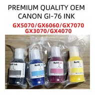 Canon GI-76 GI76 Pigment Ink Bottles Compatible for Canon MAXIFY GX5070 GX6060 GX7070 GX4070 GX3070 