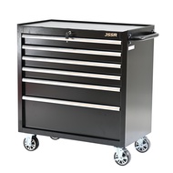 JSSR ตู้เครื่องมือ 6 ลิ้นชัก รุ่น Heavy 51x101x100 CM สีดำ TT-3606