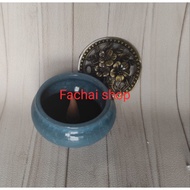 Crystal cone incense burner