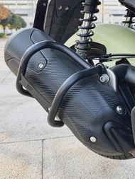 FOR ZONTES 150D 150M 350D/E/M Rear Exhaust Pipe Bar Protection Bar Anti Drop Bar Modified Bumper 150