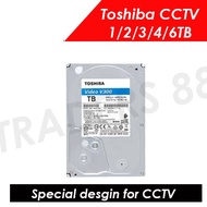 Toshiba CCTV Grade HDD 1TB/2/3/4TB,V300 ,5700Rpm