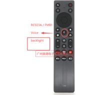 RC923A / FMB1 Voice backlight Remote Control for TCL QLED + QLED Mini Google TV's, Series QM5K, QM6K