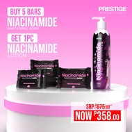 5PCS NIACINAMIDE WHITENING SOAP + 1PC NIACINAMIDE WHITENING LOTION
