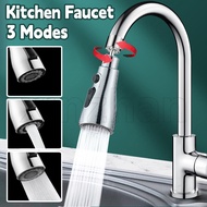 Durable Household Supplies / 360° Rotate ABS High-Pressure Water Tap Sprayer Nozzle / 3 Modes Kitchen Faucet / Kitchen Faucet Extender / Bathroom Basin Sink Shower Spray Head