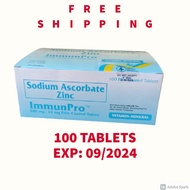 ImmunPro (Sodium Ascorbate Zinc) 500mg, 100 tablets ImmunoPro Vitamins
