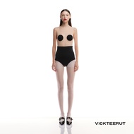 VICKTEERUT (ราคาปกติ 6550-.) Bodysuits with Cord Embroidery บอดี้สูท ตกแต่งงานปักด้วยเส้นคอร์ด