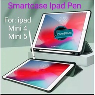 Smartcase Slot pen ipad mini 4 2015 / ipad mini 5 2019 7.9"inch  case ipad mini 4 / case ipad mini 5
