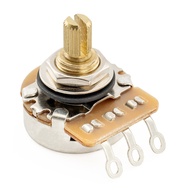 Musiclily Pro HD B1M Pot Brass Short Split Shaft 1/4 Inch Linear Taper Potentiometer for Electric Gu