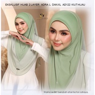 🌺 TUDUNG ADRA - SAIZ L 🌺 TUDUNG 2 LAYER - SAIZ L - Brand EZZUFIRDA