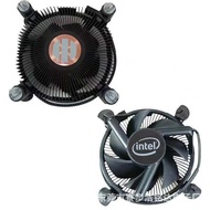 Penyejuk Teras Tembaga CPU Hitam Sesuai untuk Kipas Intel Generasi Ke-10 Generasi Ke-11 LGA1200/i3/i